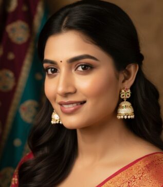 Crystal  Jhumka Earrings