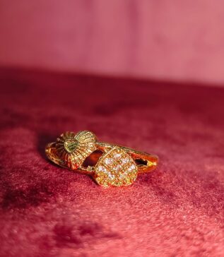 Radiant Heart Duo Finger Ring