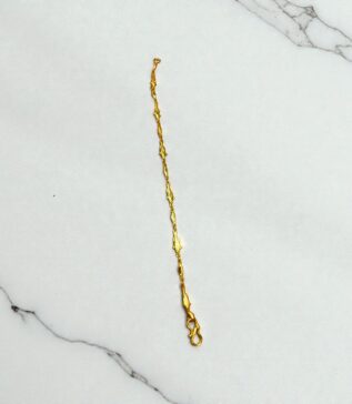 Fish Design 1Gram Gold Plain Bracelet