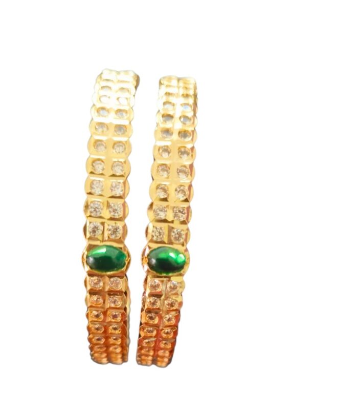 American Diamond Chuda Bangle Set