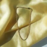 Black Beads Double Layer Mangalsutra Chain-gold