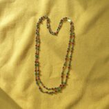 Black Beads Double Layer Mangalsutra Chain-greeen
