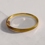 Classic Matte Gold-Tone Men's Kada Bracelet
