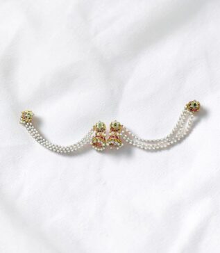 Kundan Pearl Mati Jhumka