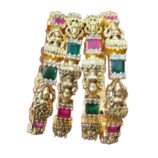 Mahalakshmi Kundan Temple Bangles online