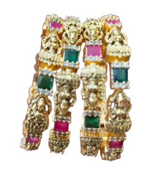 Mahalakshmi Kundan Temple Bangles online