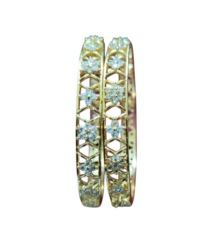 Micro Gold Plated American Diamond bangles online