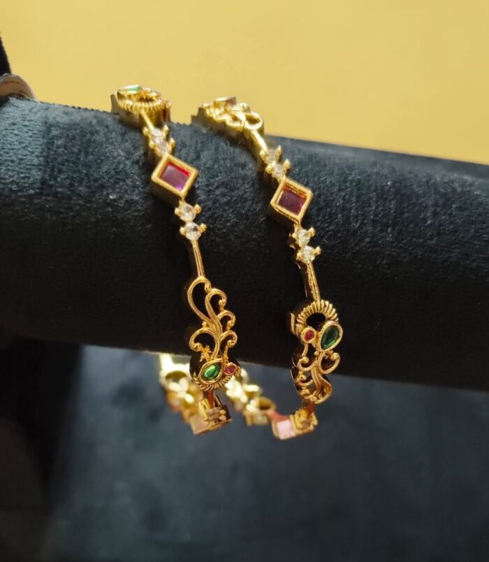 Peacock Nakshi Bangles