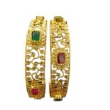 Royal Floral Vine Motif Openable Bangles online