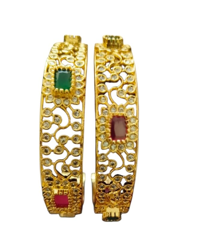 Royal Floral Vine Motif Openable Bangles online