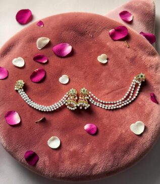 Royal Kundan Pearl Mati Jhumka