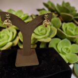 Royal Ruby Floral Jhumka Earrings