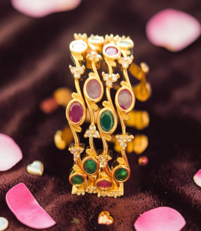 Ruby Vine Pattern Bangles online
