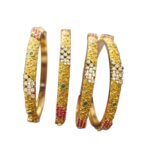 Traditional Antique Gold Kada Bangles online