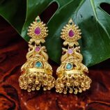 peacocks jhumkas