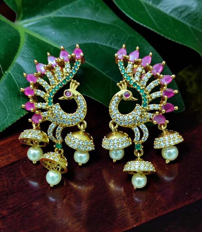 Peacock AD earrings
