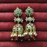 Polki Jhumka earrings online