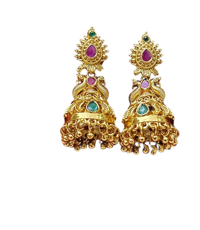 peacocks jhumkas online