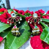 Jadau Kundan jhumka