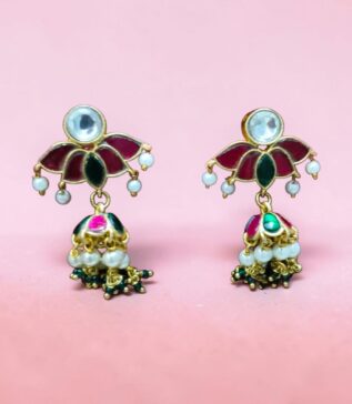 Jadau Kundan jhumka online
