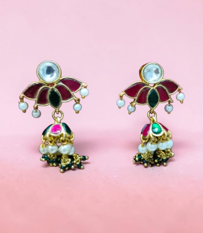 Jadau Kundan jhumka online