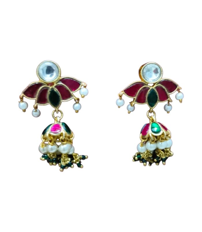 buy Jadau Kundan jhumka