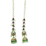 buy Kundan Mati with jhumka