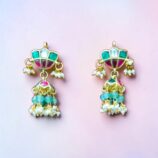 Polki Jadau Pearl Drop Jhumkas online