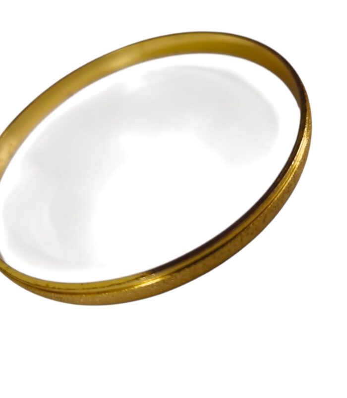 buy Matte Gold-Tone Men's Kada Bracelet